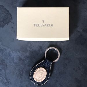 Leather Trussardi Key Ring
